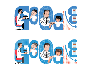 الدكتور ميتشياكي تاكاهاشي Doodle, illustrated by Tokyo, Japan-based guest artist Tatsuro Kiuchi