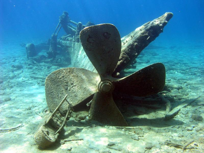 في العام 1907 احترقت سفينة مونوهانسيت وغرقت قبالة ساحل جزيرة ثاندر باي (Facebook/Alpena Shipwreck Tours) في العام 1907 احترقت سفينة مونوهانسيت وغرقت قبالة ساحل جزيرة ثاندر باي (Facebook/Alpena Shipwreck Tours)