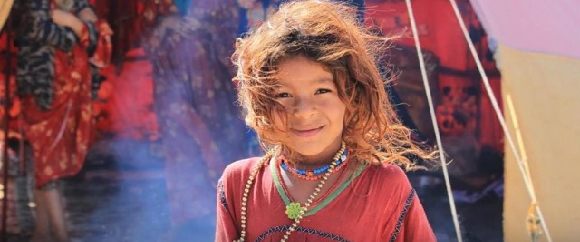 طفلة تركمانية