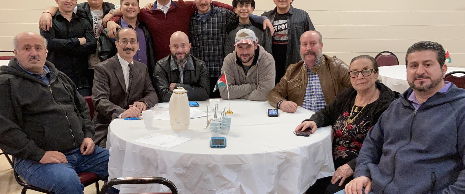 أثناء اجتماع الجمعية الاردنية الامريكية في وسط أوهايو