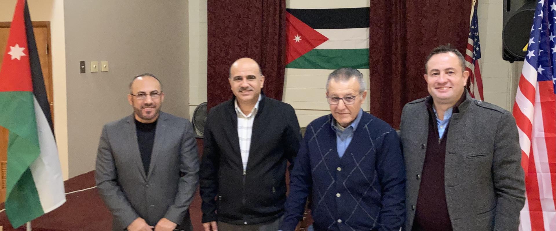 أثناء اجتماع الجمعية الاردنية الامريكية في وسط أوهايو