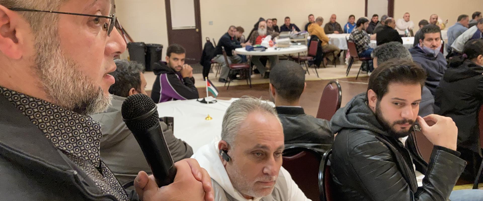 أثناء اجتماع الجمعية الاردنية الامريكية في وسط أوهايو