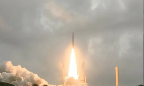 NASA's James Webb Space Telescope launches on Dec. 25 at 7:20 a.m. from a European spaceport in French Guiana. NASA NASA's James Webb Space Telescope launches on Dec. 25 at 7:20 a.m. from a European spaceport in French Guiana. NASA