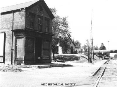 أقصر شارع في أوهايو ، الصورة نقلا عن Ohio History Central 